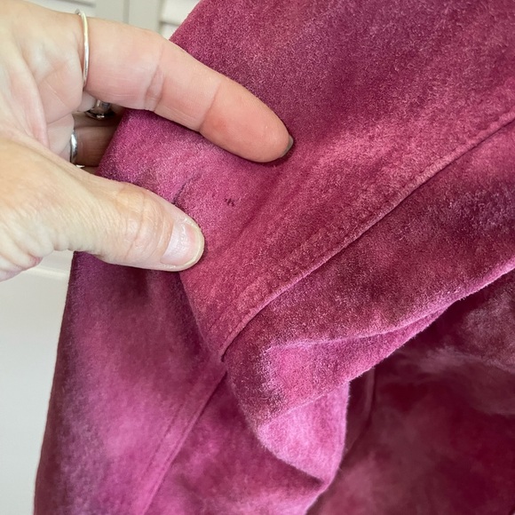 Vintage leather style & co coat pink - Picture 4 of 13